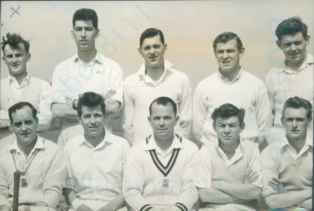 1957 Amateur Cricket Fleetwood Club second team Press photo 6*4"
