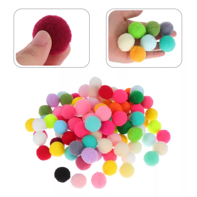 100Pcs toys for dogs small Pompoms teething toys for puppies Cat Toy Balls Cat