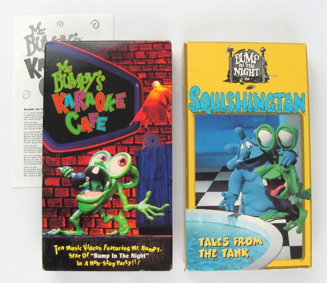 BUMP IN THE Night: Mr. Bumpy’s Karaoke 1994 & Squishington 1995 VHS 2 ...