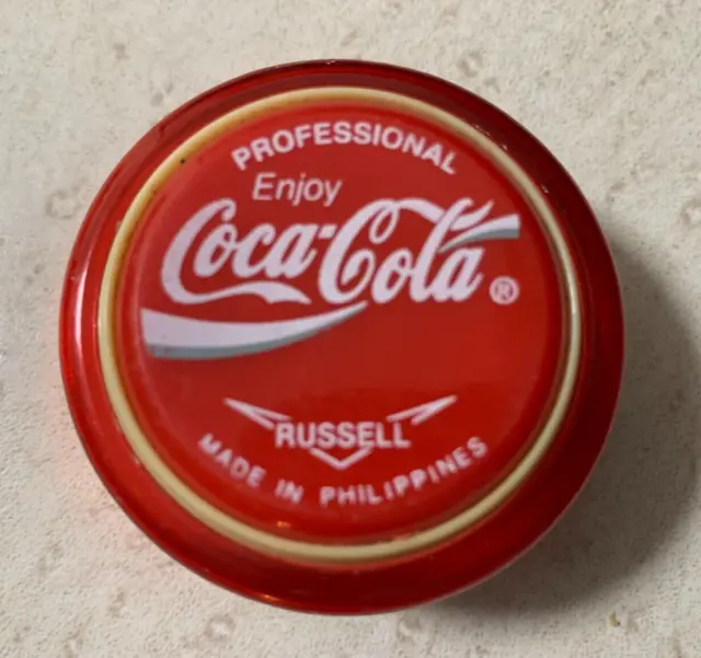Coca Cola Genuine Russel *Professional* yoyo Made in Philippines 1980's