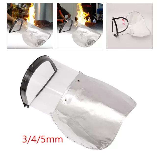 Fire Resistant Face Hood Heat Insulation Portable Welding Face Protection for