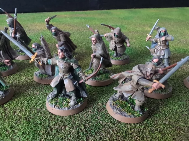 Rangers Of The North / Gondor - Metal Painted Arathorn Halbarad Lotr Warhammer 2