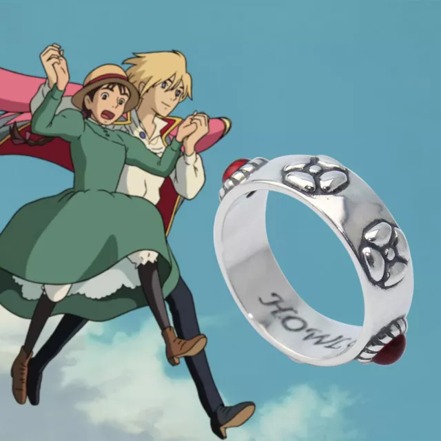 Howl's Moving Castle Howl Sophie Rings for Men Women Anime Cosplay Jewelry  Gifts