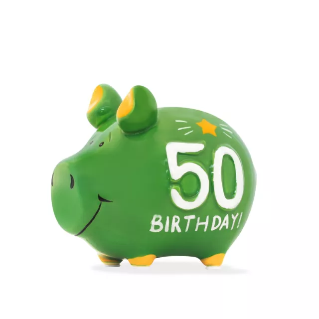 KCG - Sparschwein - Happy Birthday 50 - Klein