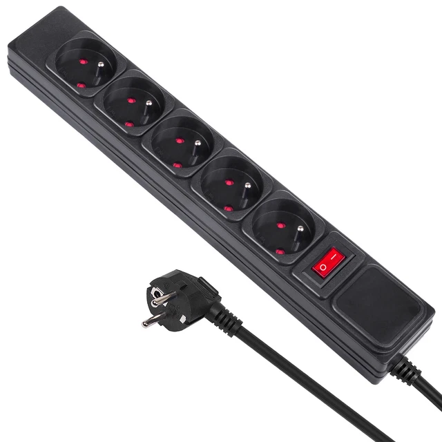 Rallonge Electrique Maclean 5 prises MCE219