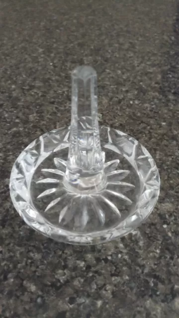 Vintage crystal/glass ring holder