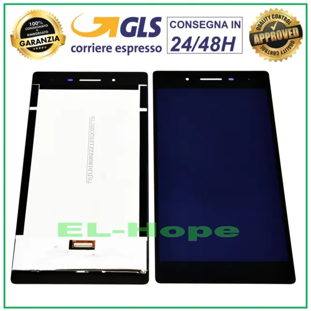 DISPLAY LCD PER LENOVO Tab 3 730 TB3 730X TOUCH SCREEN VETRO SCHERMO MONITOR