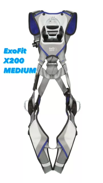 3M DBI-Sala ExoFit X200 Comfort Cross-Over Climbing/Positioning Safety Harness