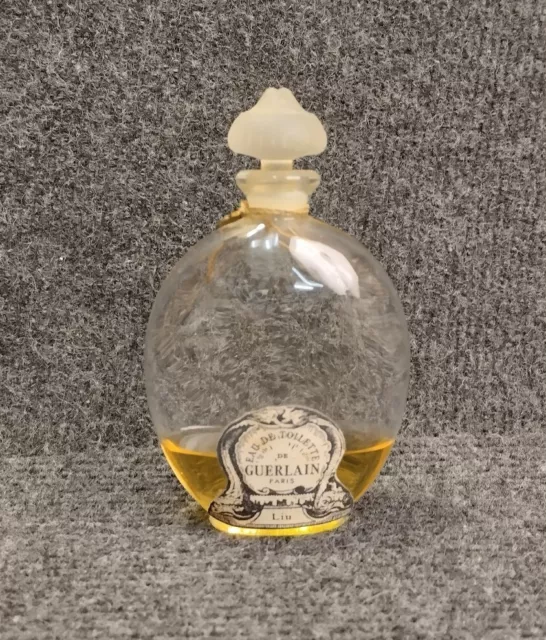 Ancienne Bouteille Guerlaïn Eau De Toilette LIU Années 30-40  Collection Parfum