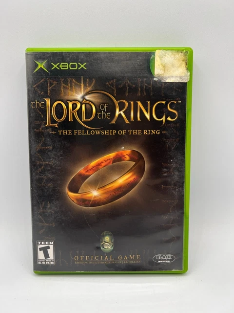 Lord of the Rings Fellowship of the Ring Xbox No Manual