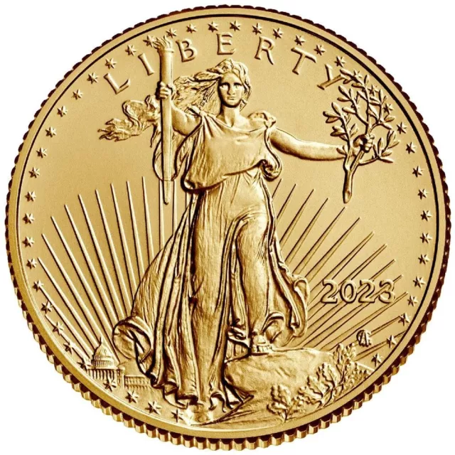 Goldmünze American Gold Eagle 2023 - USA - Anlagemünze - 1/10 Oz ST