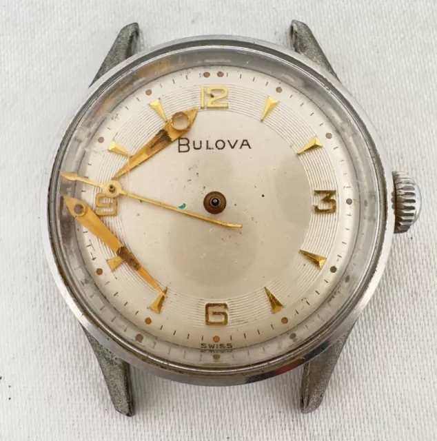 VINTAGE BULOVA 17 Jewel Men's Mechanical Wristwatch 10BUC Swiss Made ...