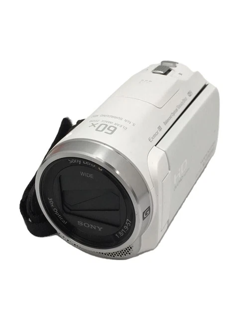 Sony Handycam HDR-CX675 9.2MP HD AVCHD Camcorder Video Camera White Used