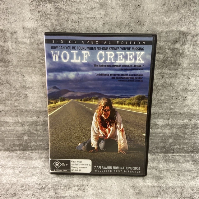 Wolf Creek (DVD, 2005) John Jarratt 2-Disc Special Edition Horror Region 4