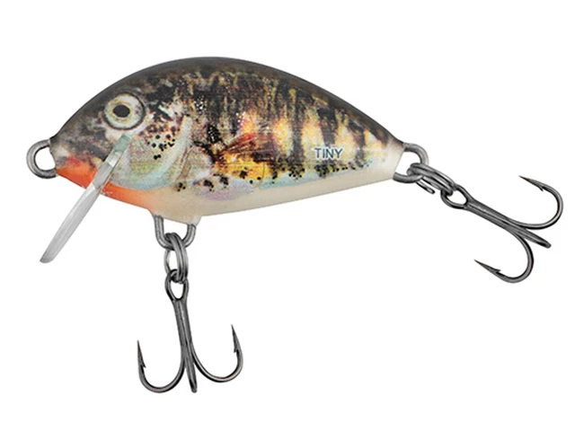 Leurre De Pêche SALMO Fatso Crankbait/Jerk 8cm 25g - Perche émeraude - Neuf (QFA104)