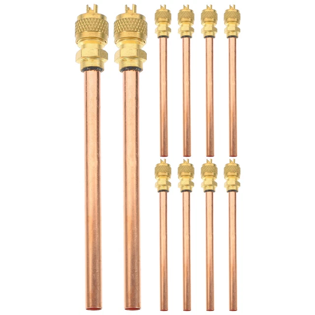 10pcs Access Valves Fridge Refrigerant Filling Access Valves