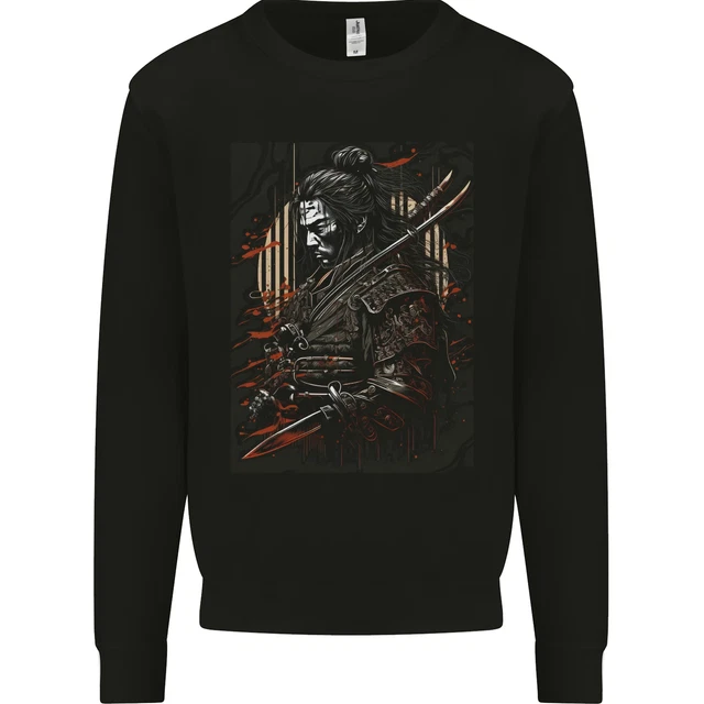 Warrior of the Samurai Japanese MMA Mens Sweatshirt Jumper