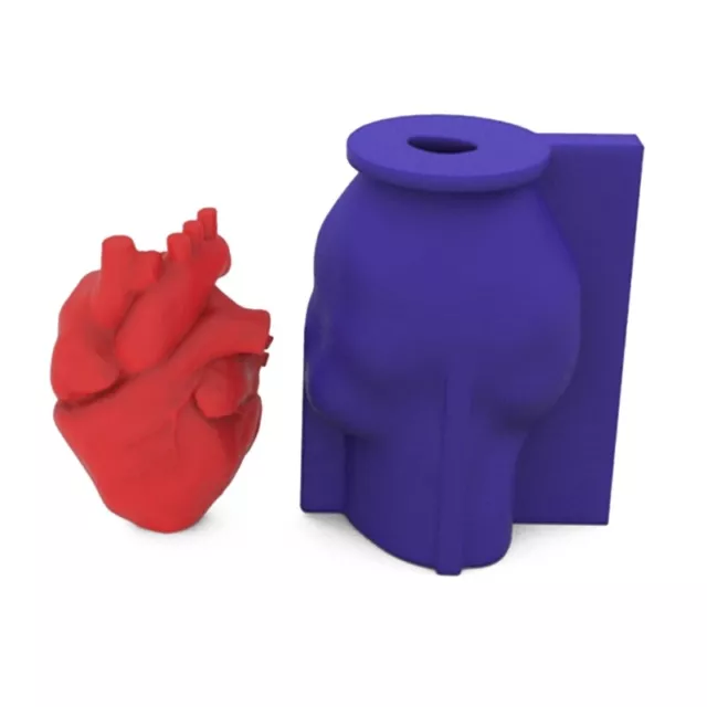 3D Heart Silicone Mold Soap Mold Handmade Resin Clay Plaster Epoxy