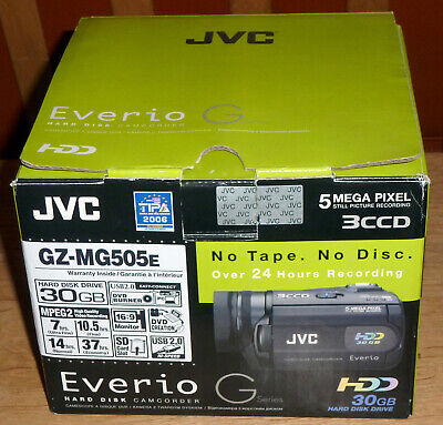 Videocámara JVC MG-GZ505