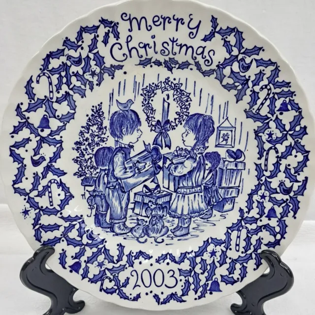 Royal Crownford "A Happy Holiday To You" By Norma Sherman 9" Plate Lot Of 4 2