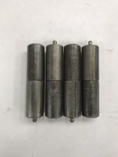 (4) Heavy duty Barrel Hinge -  4" x 1" OD weld on gate hinge W/Grease insert