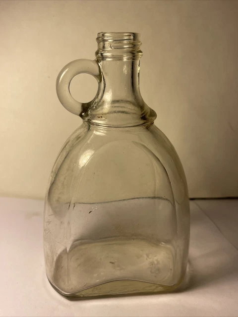 Antique Glass Syrup Bottle