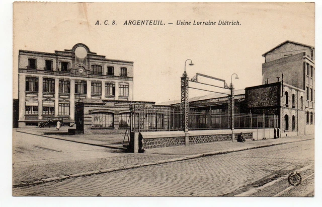ARGENTEUIL - Val d' Oise - CPA 95 - Usine Lorraine Dietrich