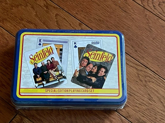 Seinfeld Special Edition Playing Cards Set In Collectible Tin Two Decks New
