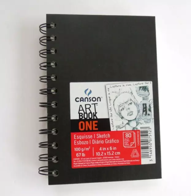 Canson Taschen Art Book One Skizzenbuch Zeichen Buch Comic Manga Anime 80 Blatt