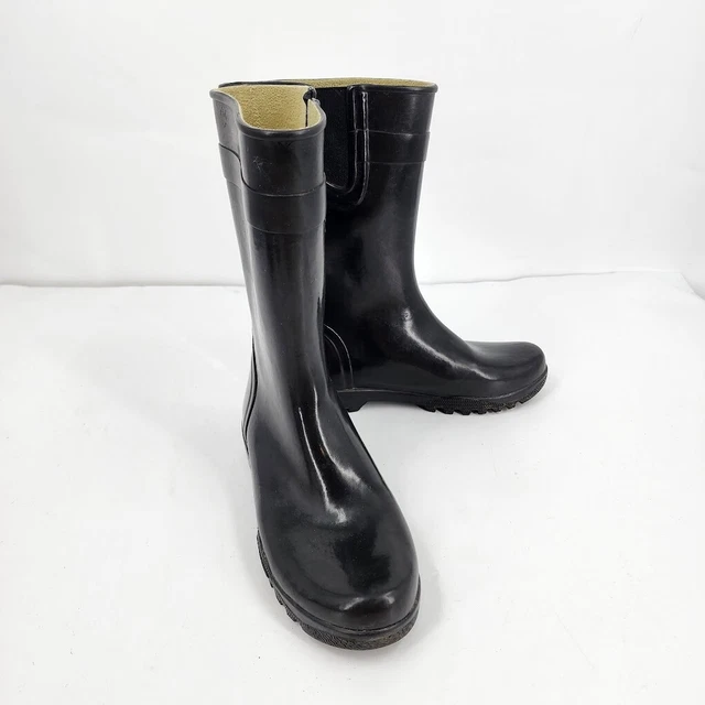 Sperry Women's Pelican Rubber Black Tall Wellies Rain Boot Size 8 Sperry Women's Pelican Rubber Black Tall Wellies Rain Boot Size 8