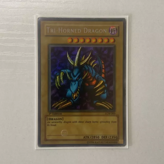 YuGIOh! - 1st Edition LOB Tri-Horned Dragon - North American Print