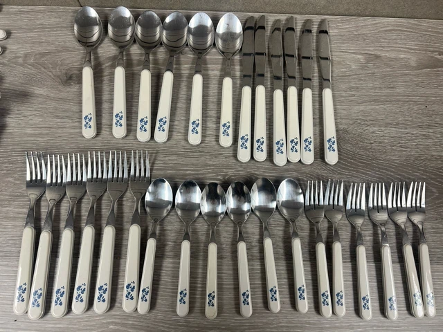 AMEFA Sierra Set De Couverts 30 Pièces Pour 6 Personnes - Acier Inox 18/10 - Design Martelé élégant Et Satiné