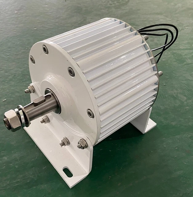 2KW 500RPM 3 Fásicas Imán Permanente Generador 220V Alternador Hágalo usted mismo Turbina Eólica