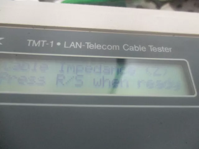 Modèle Wavetek : testeur de câble de télécommunication LAN TMT-1 type IV avec manuel < 3