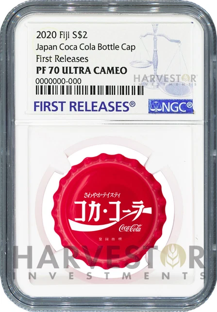2020 Coca-Cola Bottle Cap - Japan Edition - 6 Gram Silver Coin - Ngc Pf70 Fr