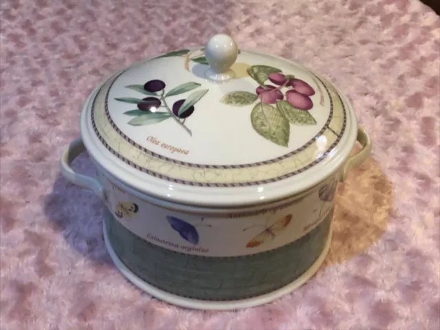 Wedgwood Sarah’s Garden Casserole With Lid 7 1/2” X4 1/4”