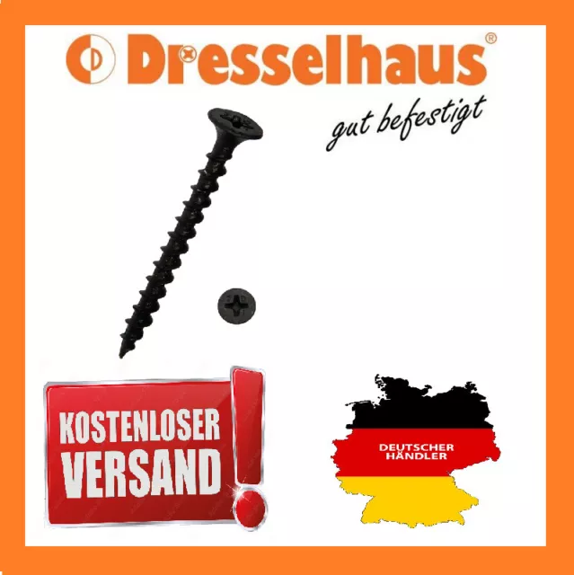 Dresselhaus Schnellbauschrauben Trockenbauschrauben Rigipsschrauben  Grobgewinde