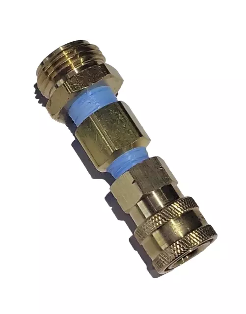 Male Garden Hose Fitting 3/4 MGH To 1/4 Quick Connect (Pressure Washer Coupler)