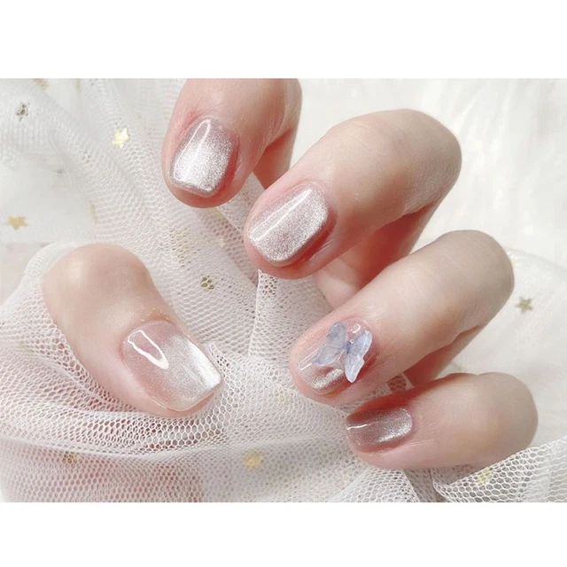 ongles Acrylique Strass Charmes à ongles 3D Mini papillon Décoration d'ongle 4