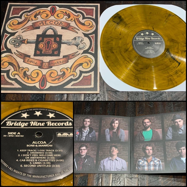 ALCOA Bone And Marrow LP Gold Smoke Vinyl-defeater into it over it mansions