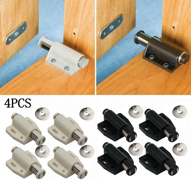 Adecuado para todas las puertas de armario y armarios 4x para abrir barra magnética