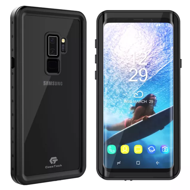For Galaxy S9 Plus Waterproof Case Tech™ FRE Series Tough Shockproof Full Body