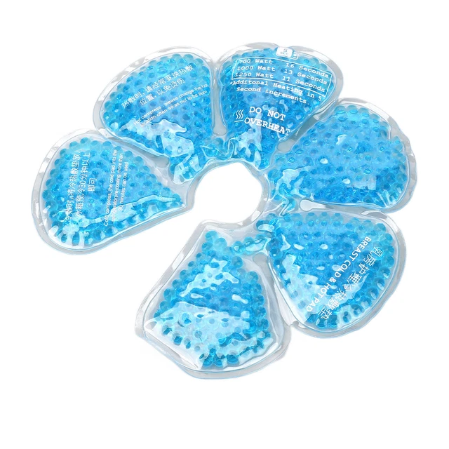 BREAST GEL PACK Hot Cold Compress Reduce Swelling Dredge Mammary Gland