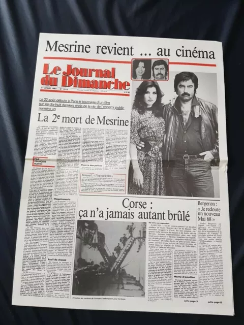 Affiche de cinéma d'époque du film: MESRINE  (40x60cm)