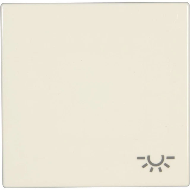 Bascule symbole éclairage Jung LS 990 L blanc crème