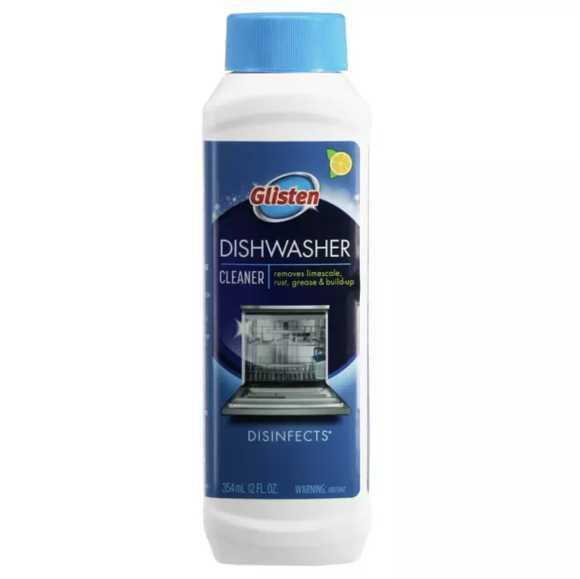 Glisten Dishwasher Cleaner & Sanitiser Lemon Scent 354ml