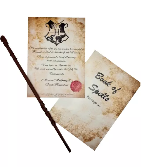 Harry Potter Party Bag Filler. Hogwarts Acceptance Letter gift toy. Harry  potter