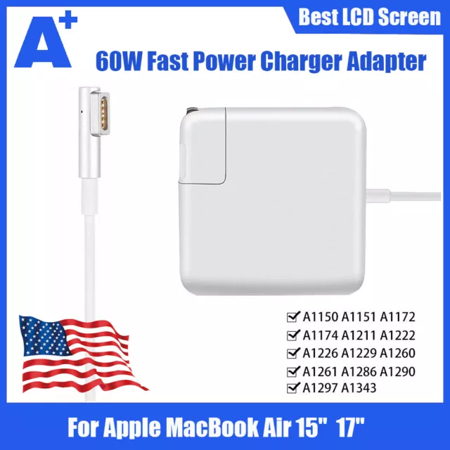 60W Power Adapter Charger for Macbook Pro 11" 13" A1344 2009 2010 2011 2012 NEW