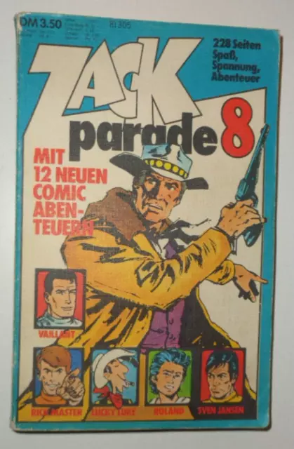 Koralle Comic Taschenbuch ~~~ ZACK PARADE Nr. 8 ~~~ aus Sammlung 1.Auflage