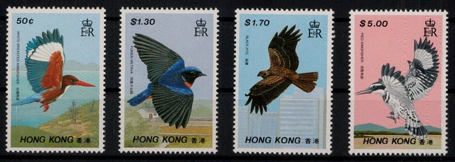 Japan Besetzung II. WK Hongkong; Vögel 1988 kpl. **  (14,-)